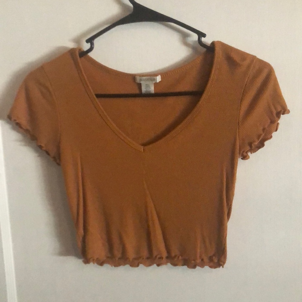 Mustard Yellow Crop Top